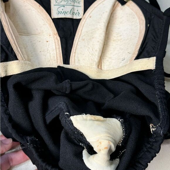 Tom Brigance for Sinclair Black One Piece Vintage 60s Swimsuit - Picture 10 of 11